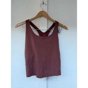 Nike Yoga Dri-FIT Sports Bra Canyon Rust Plus Size 1X DV4909-231 NWT
